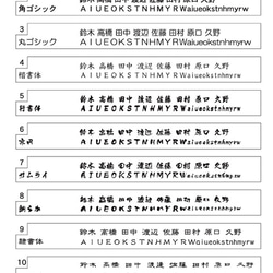 送料無料☆オーダーメイドガラス表札ーナチュラル 8枚目の画像