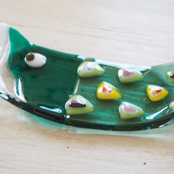 鯉のぼりのお皿・グリーン 1枚目の画像