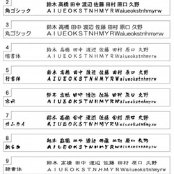 送料無料☆オーダーメイド表札　Soraシリーズ/ブルー系 6枚目の画像