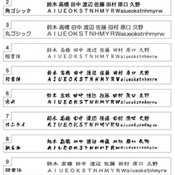 送料無料☆オーダーメイド表札　Rectangleシリーズ/透明系のあか 7枚目の画像