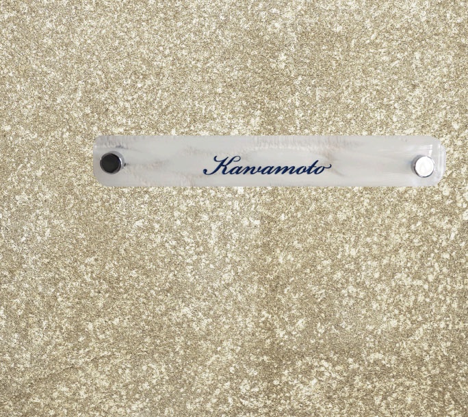 送料無料☆オーダーメイド表札　Modeシリーズ/マーブル白