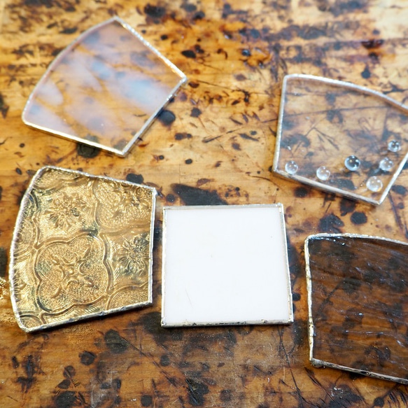 お家でステンドグラスキット〈galasha〉ー第4回小物入れ 5枚目の画像