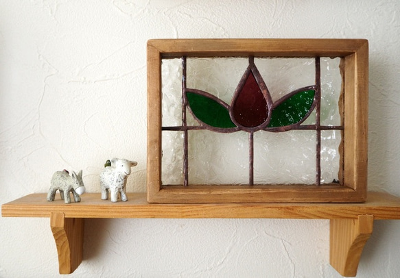 ステンドグラスのミニパネル 5枚目の画像