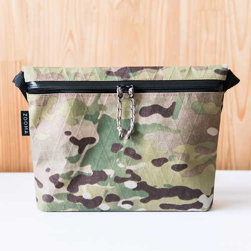 迷彩X-Pacのハイキングサコッシュ 防水軽量ナイロン マルチカム