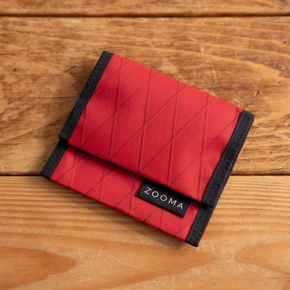 X-Pacのミニマルウォレット 財布 防水軽量ナイロン レッド その他ミニ