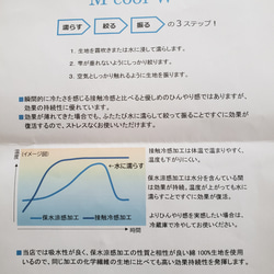 霞模様 保水涼感生地使用 立体布マスク 子供用 4枚目の画像