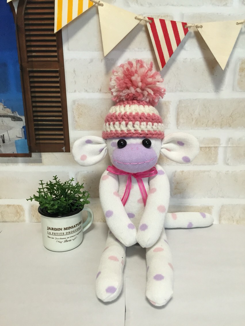 ソックモンキー(白ドット) その他人形 verdade1026 通販 1809630