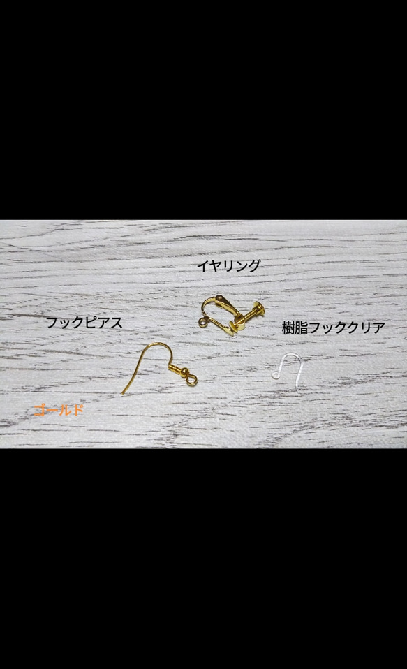 《送料無料》飯田水引　五角形のイヤリング 3枚目の画像