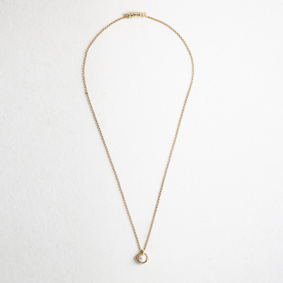 秘密項鍊 Secret Necklace / 14kgf / pearl 第2張的照片