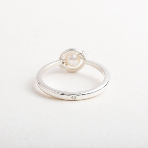 秘密戒指 Secret Ring / pearl / silver 18KG plated / silver 第7張的照片
