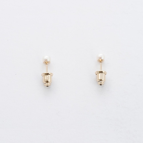 珍珠耳針 Pearl Earrings / 14kgf 第2張的照片