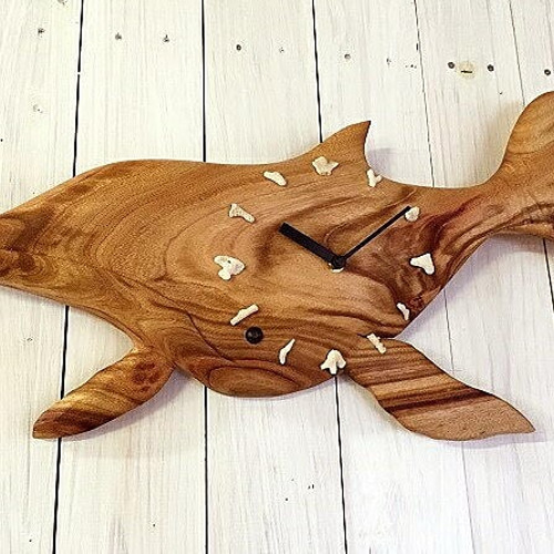 値下げ‼︎壁掛け時計　ザトウクジラ親子掛け時計 値下げ‼︎壁掛け時計 ザトウクジラ親子掛け時計