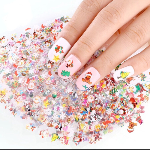 ネイルシール クリスマスデザイン 24枚 その他素材 Bizen素材屋▷ 通販  