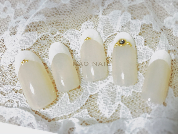 王道フレンチネイル ネイルチップ（つけ爪） nao nail 通販 3982968