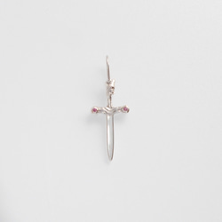 トルマリン装飾剣　両面に宝石　オリジナル一点物 2枚目の画像