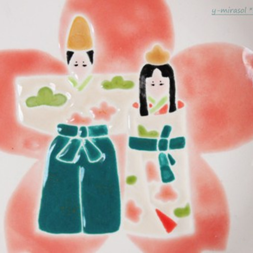 お雛様絵皿です お雛様の絵皿 | iichi 日々の暮らしを心地よくするハンドメイド