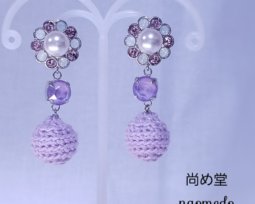 スワロフスキー　クリスタル　２WAY　ピアス　40275 originally-ドロップピアス--