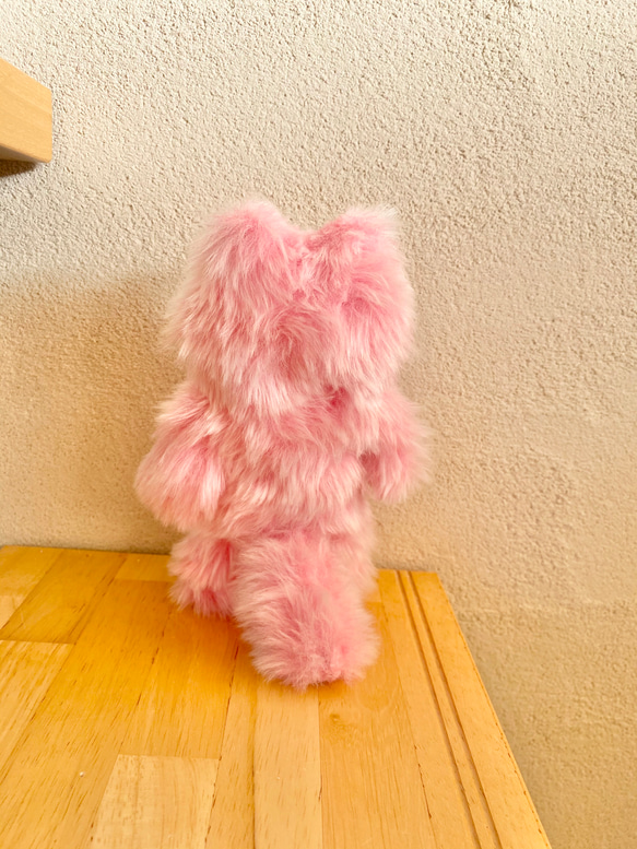 濃いピンクふわ猫さん 3枚目の画像