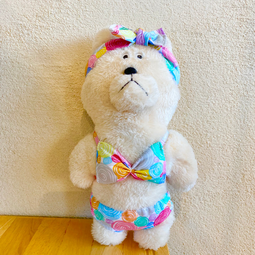 くまさん用カラフルビキニセット♡ ぬいぐるみ Mino 通販 12211821