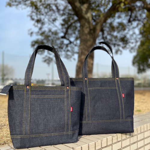 デニムトートバッグ Lサイズ トートバッグ HMclothing 通販 デニムトートバッグ Lサイズ トートバッグ HMclothing 通販
