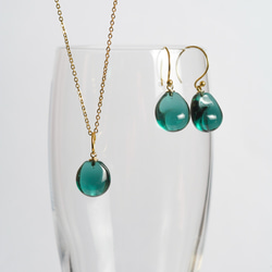 【送料無料】金属アレルギー対応サージカルステンレスネックレス　“DeepForest”-デープフォレスト- 4枚目の画像