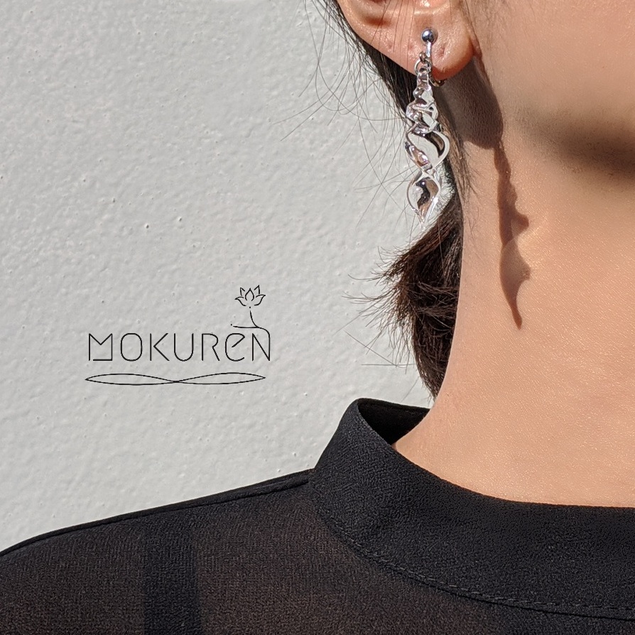 ガラスのピアス/イヤリング -Shell(シェル)-