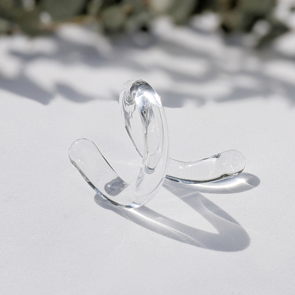 ガラスの指輪 “snakeスネイク” （13号）ｵｰﾙ ｶﾞﾗｽﾘﾝｸﾞ ｼﾘｰｽﾞ 6枚目の画像