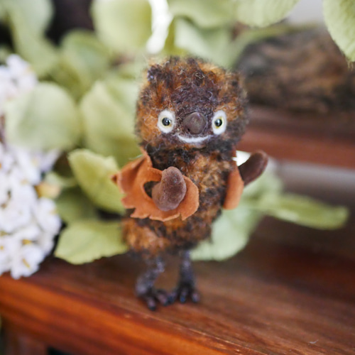 妖精ブラウニーちゃん ちょい耳 創作人形 テディベア ぬいぐるみ