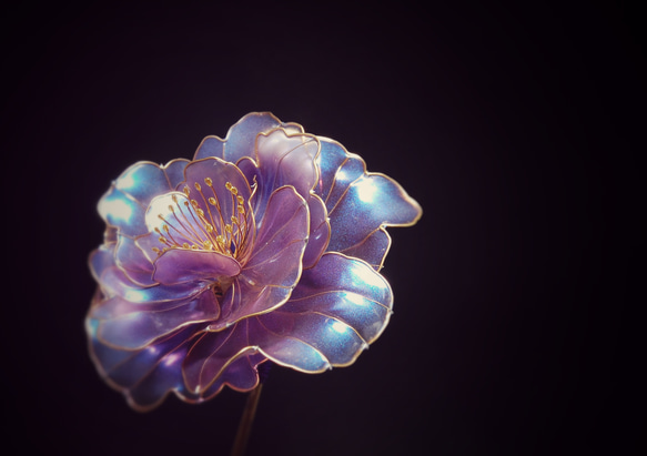 紫牡丹かんざし 8枚目の画像