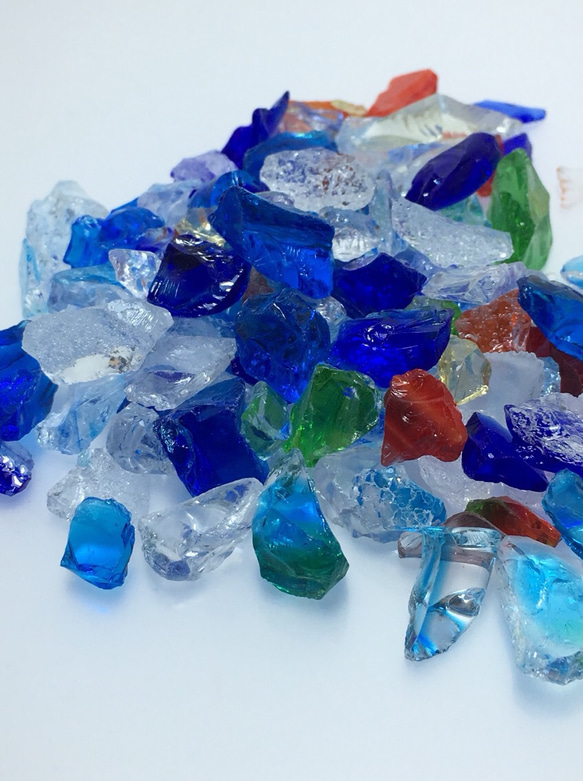 琉球*海花ガラスカレット 0908-D 琉球ガラスカレット 琉球*海花ガラス