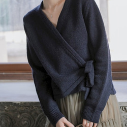 日式和風感系帶開衫|外套|兩色|春款|羊毛混紡|Sora-680 第2張的照片