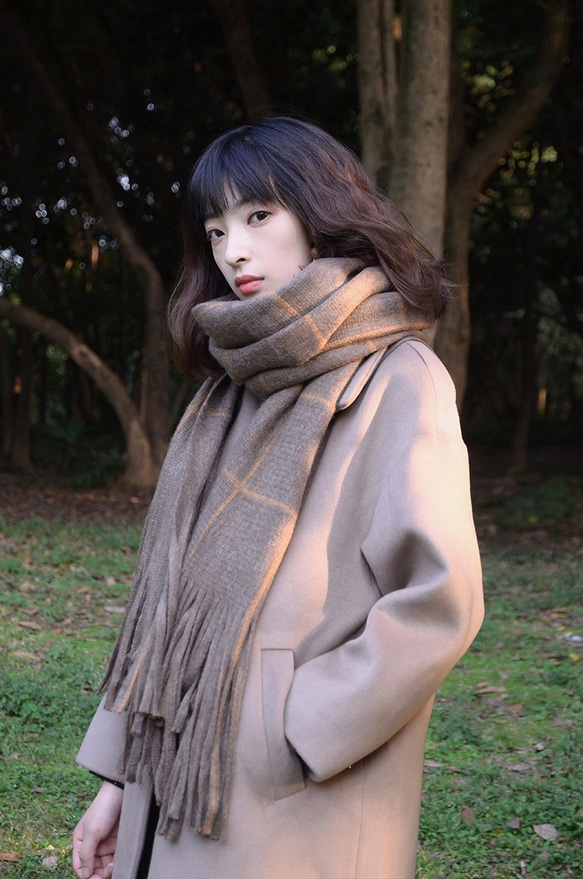 奶茶色毛呢絨面大衣|大衣|毛呢|獨立品牌|Sora-68 第9張的照片