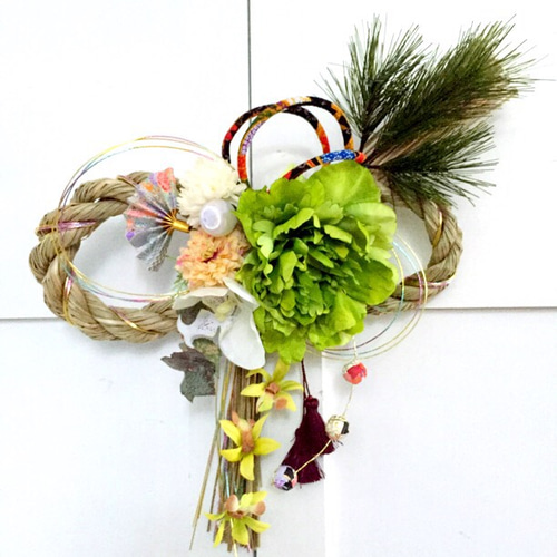 限定品！】斬新大きめ爽やかなしめ縄飾り しめ縄・しめ飾り cyanariel