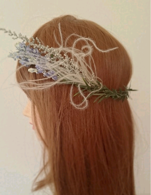 花かんむり〈アンティーク〉草冠  ヘッドドレス 3枚目の画像