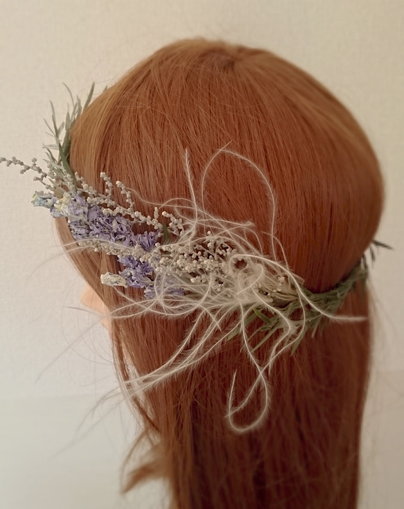 花かんむり〈アンティーク〉草冠  ヘッドドレス 4枚目の画像