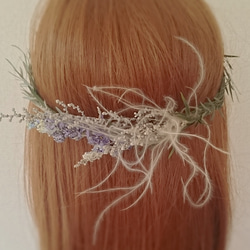 花かんむり〈アンティーク〉草冠  ヘッドドレス 5枚目の画像