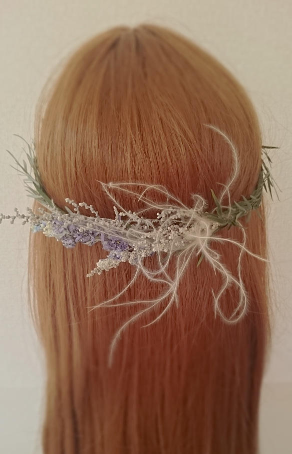 花かんむり〈アンティーク〉草冠  ヘッドドレス 5枚目の画像