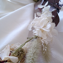 花嫁花かんむり〈なないろ〉ヘッドドレス 4枚目の画像