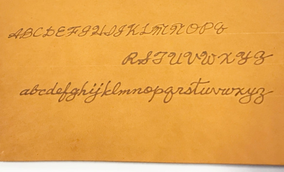 プレートストラップ　本革　レッド 7枚目の画像