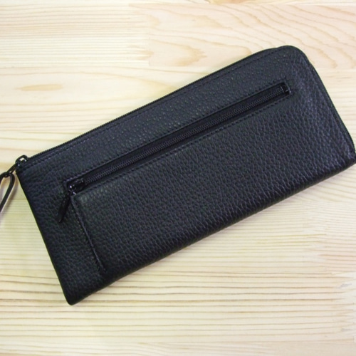フラット札入れ 長財布 本革 黒 長財布 きくわん舎 通販 6011889