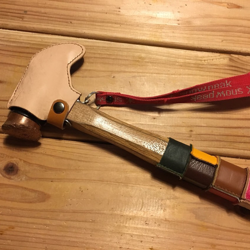 旧品　廃盤　スノーピーク　ハンマー　セット　レザーグリップ付き　ペグ6本付き 旧品 廃盤 スノーピーク ハンマー セット レザーグリップ付き ペグ6本