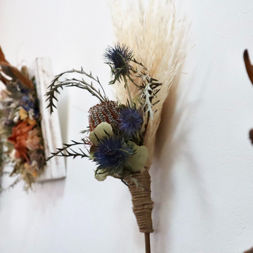 上向きに飾るドライフラワースワッグ 2 スワッグ shopAdaw