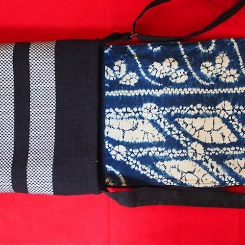 刺し子の消防半纏/リメイク・ショルダーバック☆① ショルダーバッグ