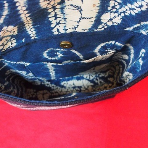 刺し子の消防半纏/リメイク・ショルダーバック☆① ショルダーバッグ