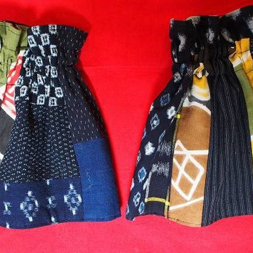 寅*ん様 のぼり旗 金太郎 古布 リメイク 綿 手描き 着物 パッチワーク