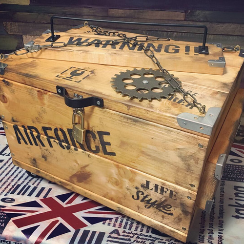 ヴィンテージ 風 インテリア 家具 収納ボックス フリーボックス・小物