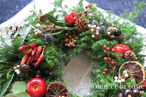 クリスマスリース　～natural wreath～ 3枚目の画像