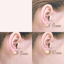 成人可愛【10mm珍珠】《耳環/耳環》P11 第5張的照片
