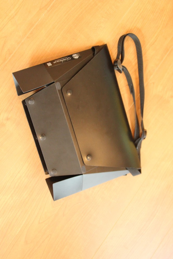 Vickal bag ビッカルバッグ　驚愕の軽さ　折畳可能　ブラック 3枚目の画像