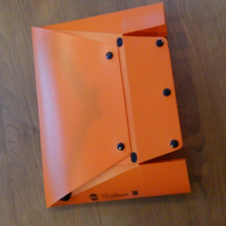 Vickal bag ビッカルバッグ　驚愕の軽さ　折畳可能　オレンジ 3枚目の画像